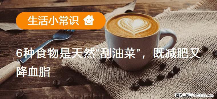 【生活小常识】6种食物是天然“刮油菜”，既减肥又降血脂 - 邵阳生活资讯 - 邵阳28生活网 shaoyang.28life.net